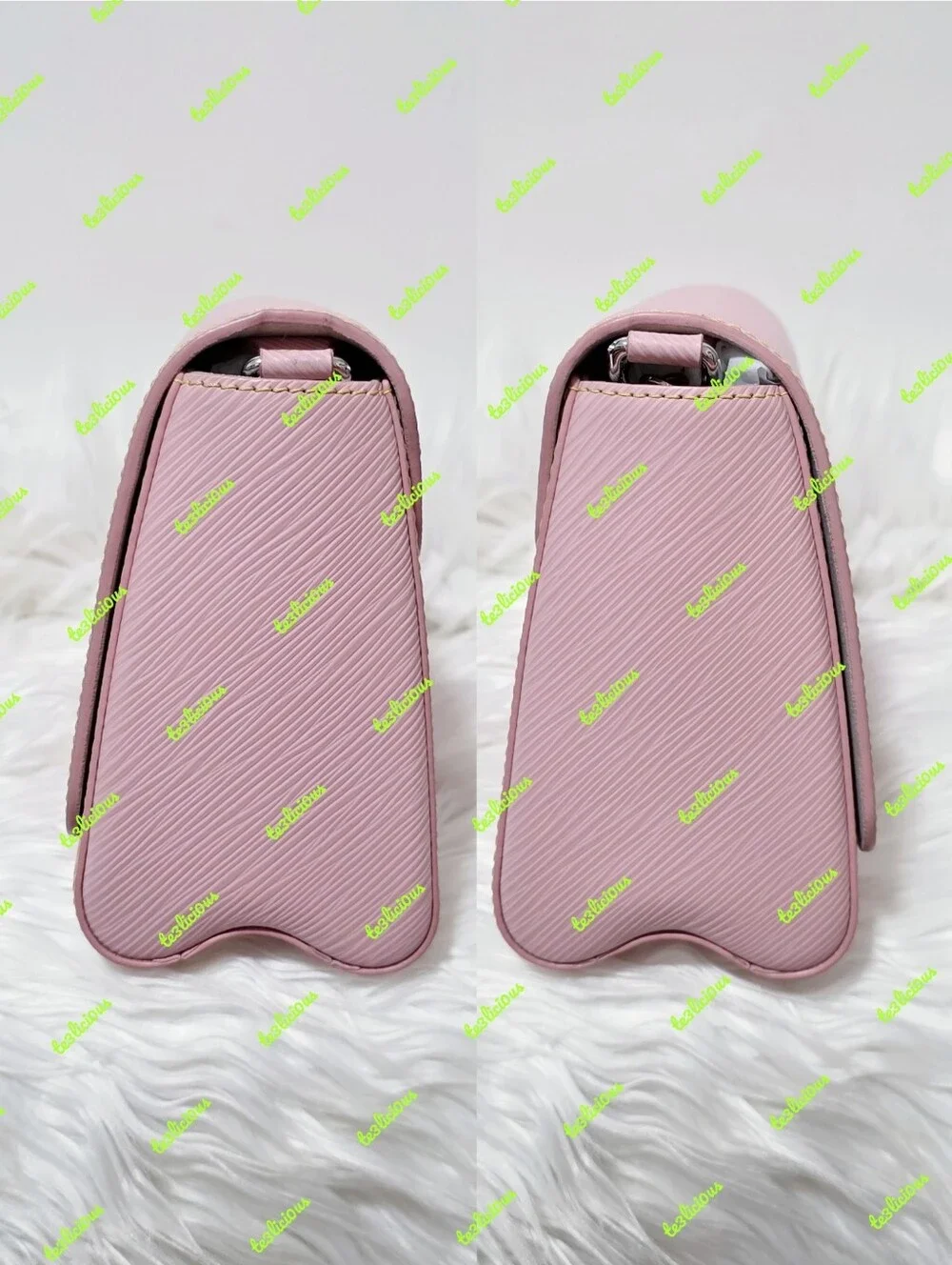 LOUIS VUITTON BALLERINA PINK EMI LEATHER TWIST MM *100% AUTHENTIC*